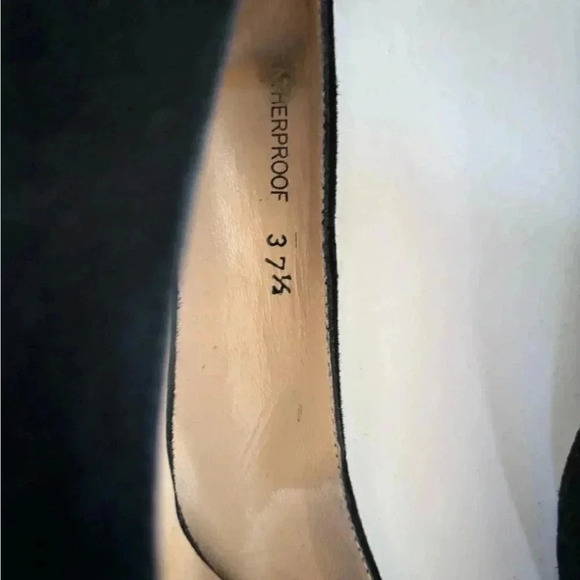 Ron White Black Suede Block Heel - Picture 7 of 10